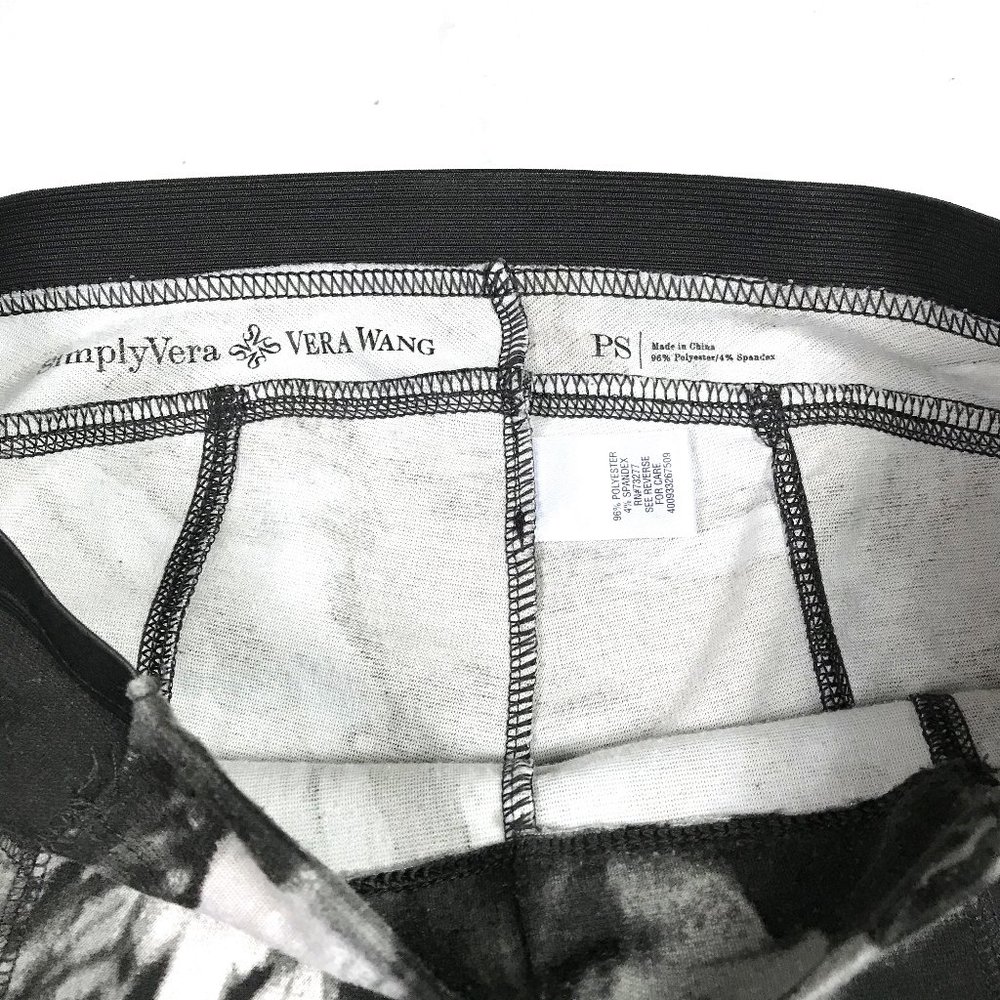 Simply Vera Vera Wang Brush stroke Ponte Leggings - Picture 3 of 8